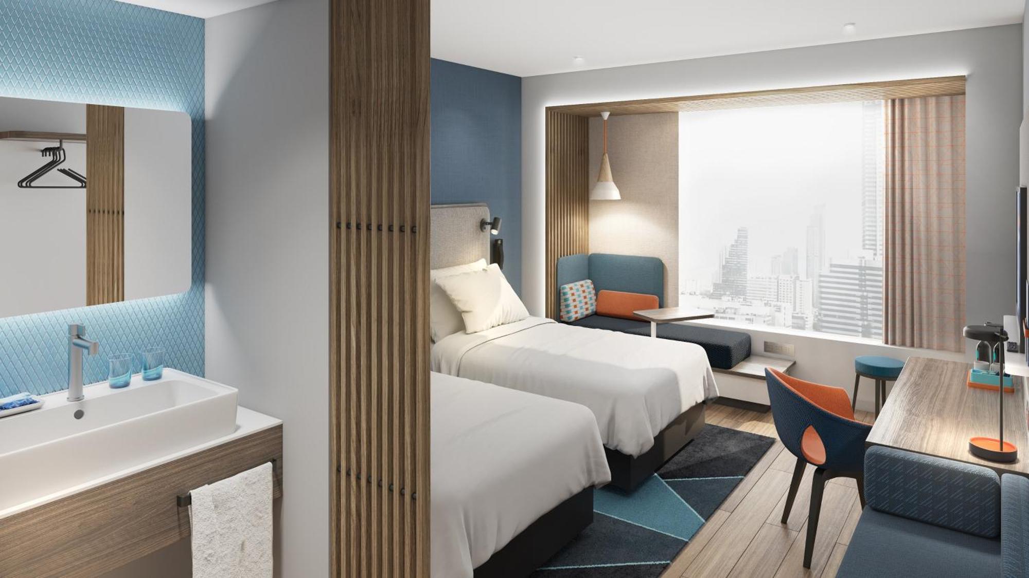 Holiday Inn Express Qingdao Shibei By Ihg מראה חיצוני תמונה