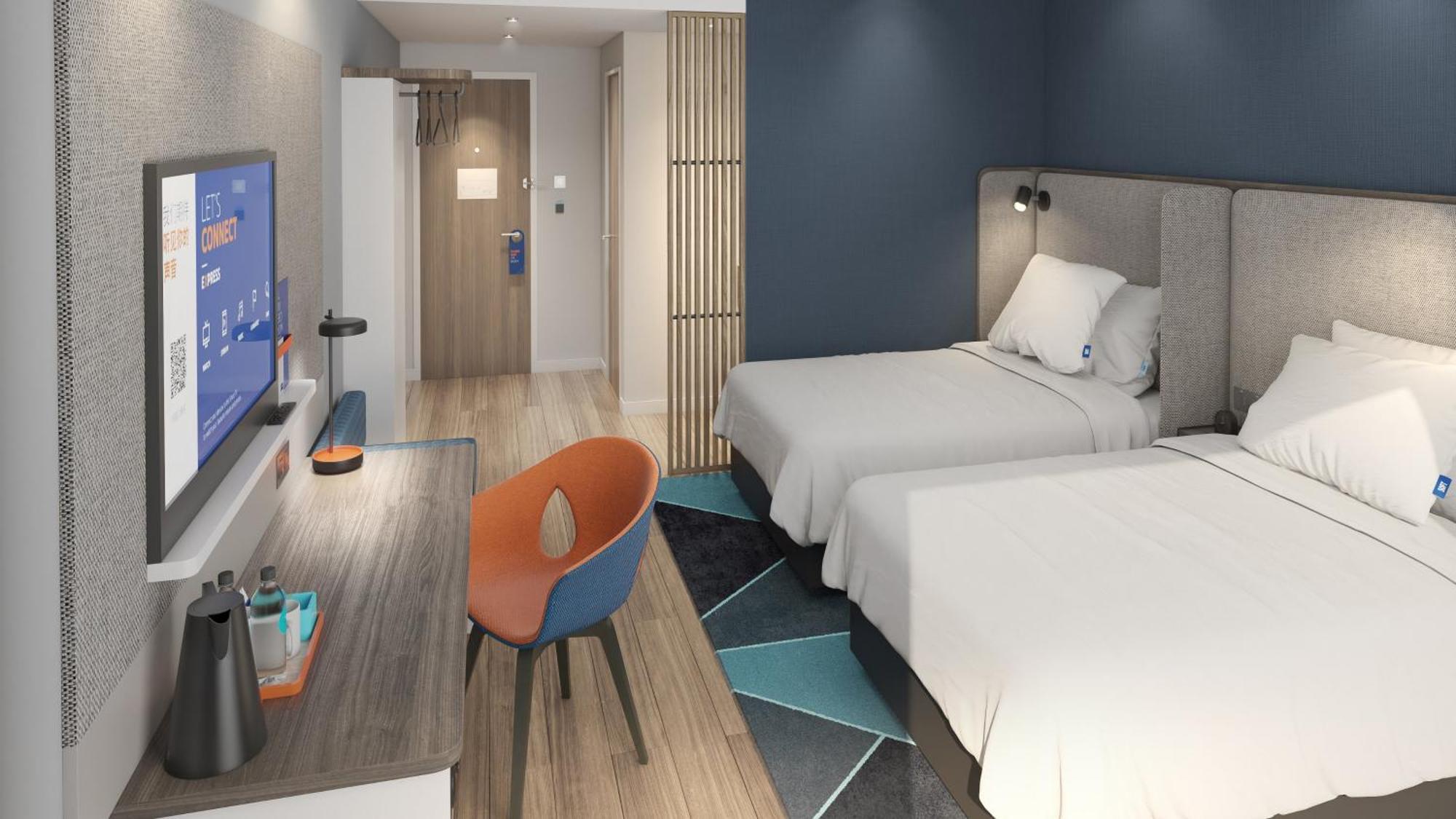 Holiday Inn Express Qingdao Shibei By Ihg מראה חיצוני תמונה